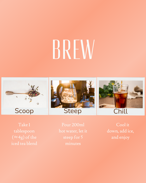 Doon Litchi Peach Iced Tea – Free Steel Infuser Inside
