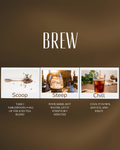 Landour Chocolate Iced Tea ingredients - premium tea and cocoa nibs
