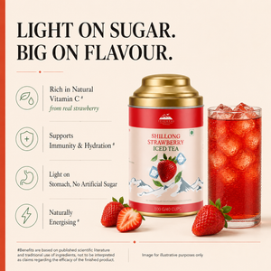 Shillong Strawberry Iced Tea – Free Steel Infuser Inside