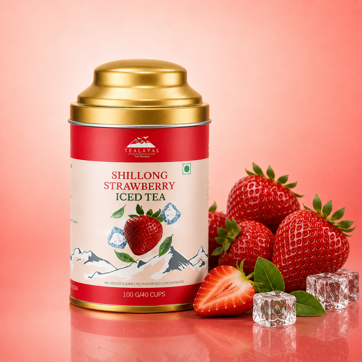 Shillong Strawberry Iced Tea – Free Steel Infuser Inside