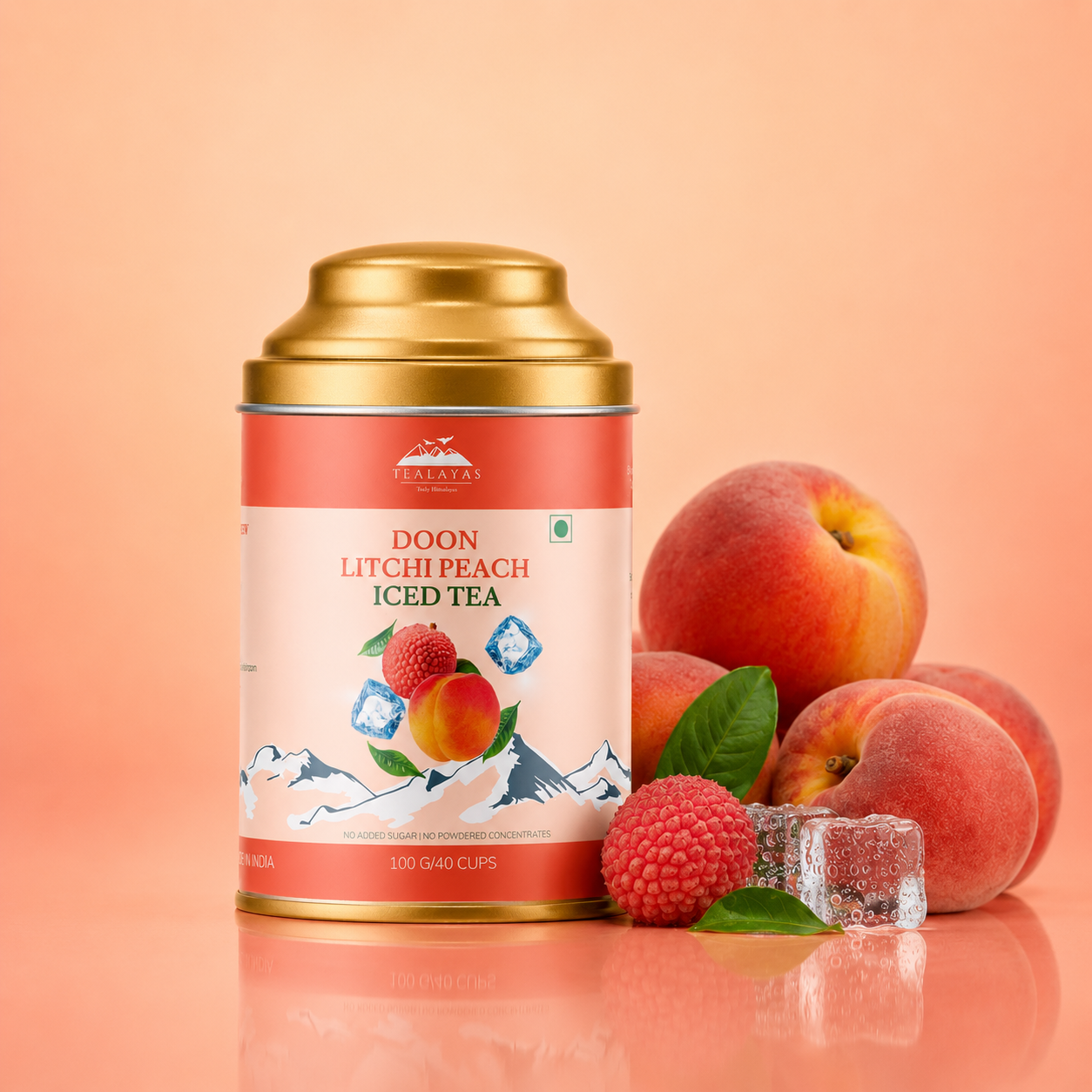 Doon Litchi Peach Iced Tea – Free Steel Infuser Inside